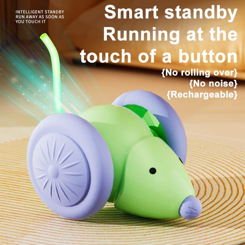 Automatic Moving Mouse Toy with Realistic Motion  For Pets