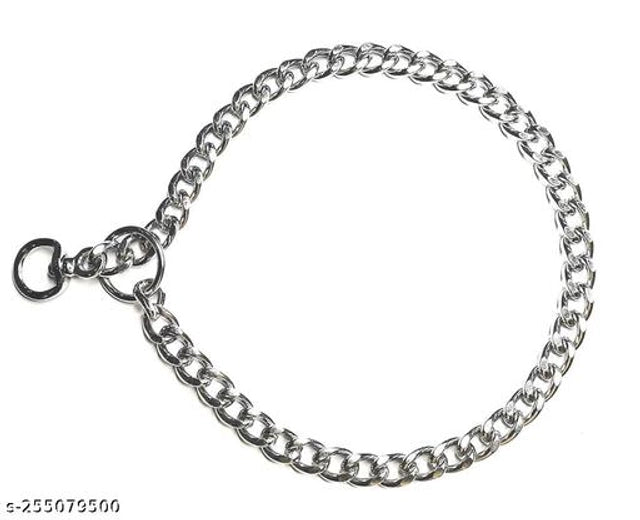 Metal Coller Chain for Dog (Multicolor, 18 inches)