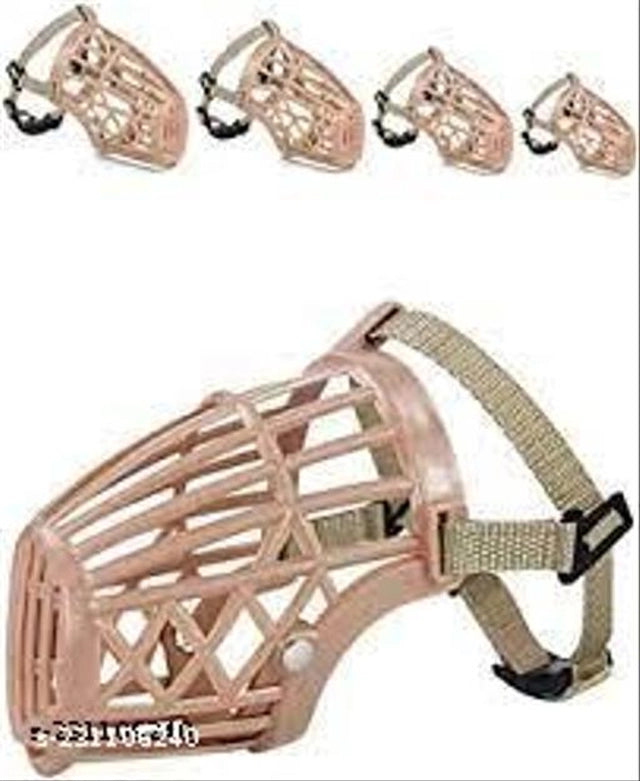 ABS Plastic Size 5 No. Muzzle for Dog (Multicolor)