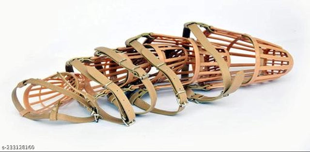 ABS Plastic Size 2 to 7 No. Muzzle (Multicolor, Set of 6)